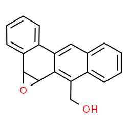 ChemSpider 2D Image | 1a,11b-Dihydrotetrapheno[5,6-b]oxiren-11-ylmethanol | C19H14O2