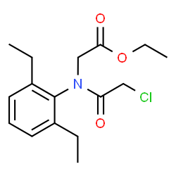 ChemSpider 2D Image | diethatyl-ethyl | C16H22ClNO3