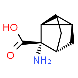 ChemSpider 2D Image | (1R,2S,3S,4S,6S)-3-Aminotricyclo[2.2.1.0~2,6~]heptane-3-carboxylic acid | C8H11NO2