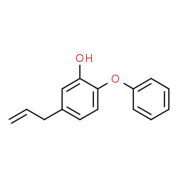 ChemSpider 2D Image | 5-Allyl-2-phenoxyphenol | C15H14O2