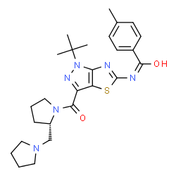 ChemSpider 2D Image | LP-403812 | C26H34N6O2S