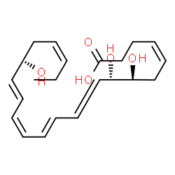 ChemSpider 2D Image | Resolvin D1 | C22H32O5