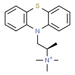 ChemSpider 2D Image | (2R)-N,N,N-Trimethyl-1-(10H-phenothiazin-10-yl)-2-propanaminium | C18H23N2S
