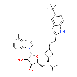 ChemSpider 2D Image | trans-pinometostat | C30H42N8O3