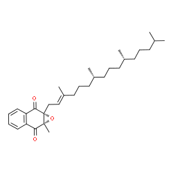 ChemSpider 2D Image | (E,2S,3R)-phytonadione epoxide | C31H46O3