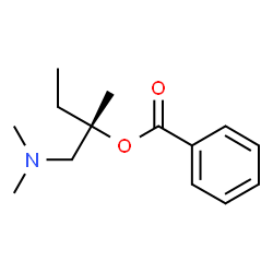 ChemSpider 2D Image | (2S)-1-(Dimethylamino)-2-methyl-2-butanyl benzoate | C14H21NO2