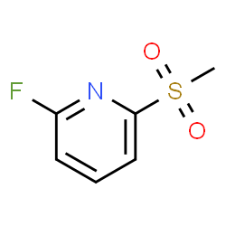 ChemSpider 2D Image | 2-Fluoro-6-(methylsulfonyl)pyridine | C6H6FNO2S