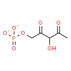 ChemSpider 2D Image | 3-Hydroxy-2,4-dioxopentyl phosphate | C5H7O7P