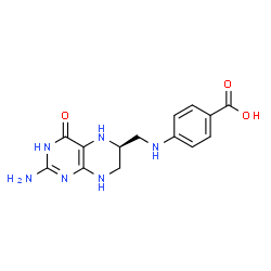 ChemSpider 2D Image | (6S)-5,6,7,8-tetrahydropteroic acid | C14H16N6O3