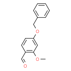 ChemSpider 2D Image | 4-Benzyloxy-2-methoxybenzaldehyde | C15H14O3