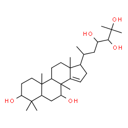 ChemSpider 2D Image | 4,4,8-Trimethylcholest-14-ene-3,7,23,24,25-pentol | C30H52O5