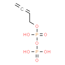 ChemSpider 2D Image | 2,3-Butadien-1-yl trihydrogen diphosphate | C4H8O7P2
