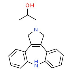 ChemSpider 2D Image | (2R)-1-(3,8-Dihydrodibenzo[b,f]pyrrolo[3,4-d]azepin-2(1H)-yl)-2-propanol | C19H20N2O