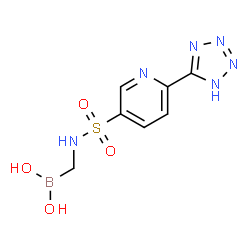ChemSpider 2D Image | [({[6-(1H-Tetrazol-5-yl)-3-pyridinyl]sulfonyl}amino)methyl]boronic acid | C7H9BN6O4S