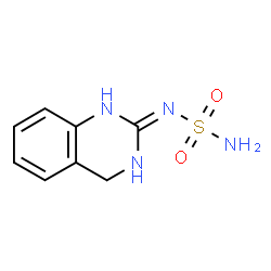 ChemSpider 2D Image | N-[(2E)-3,4-Dihydro-2(1H)-quinazolinylidene]sulfuric diamide | C8H10N4O2S