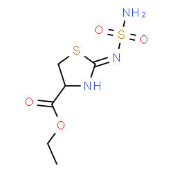 ChemSpider 2D Image | Ethyl (2Z,4R)-2-(sulfamoylimino)-1,3-thiazolidine-4-carboxylate | C6H11N3O4S2