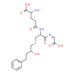 ChemSpider 2D Image | D-gamma-Glutamyl-(Z)-N-(carboxymethylene)-S-[(2R)-2-hydroxy-4-phenylbutyl]-L-cysteinamide | C20H27N3O7S