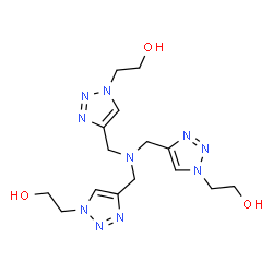 ChemSpider 2D Image | 2,2',2''-[Nitrilotris(methylene-1H-1,2,3-triazole-4,1-diyl)]triethanol | C15H24N10O3