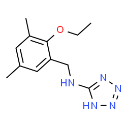 ChemSpider 2D Image | N-(2-Ethoxy-3,5-dimethylbenzyl)-1H-tetrazol-5-amine | C12H17N5O