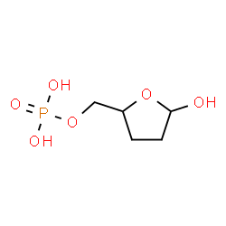 ChemSpider 2D Image | 2,3-Dideoxyribose-5-Phosphate | C5H11O6P