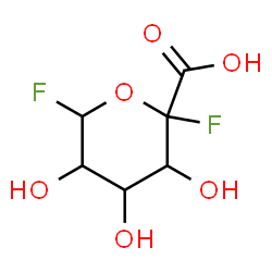 ChemSpider 2D Image | 5-Fluoro-Alpha-L-Idopyranosyluronic Acid Fluoride | C6H8F2O6