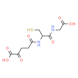 ChemSpider 2D Image | N-(4-Carboxy-4-oxobutanoyl)-L-cysteinylglycine | C10H14N2O7S