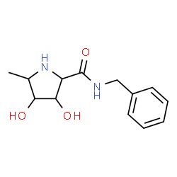 ChemSpider 2D Image | (3S,4R,5S)-N-Benzyl-3,4-dihydroxy-5-methyl-D-prolinamide | C13H18N2O3