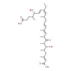 ChemSpider 2D Image | bound formleptomycin b | C33H52O7