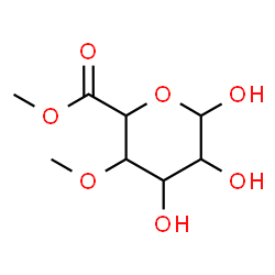 ChemSpider 2D Image | Methyl 4-O-methyl-beta-D-glucopyranuronate | C8H14O7