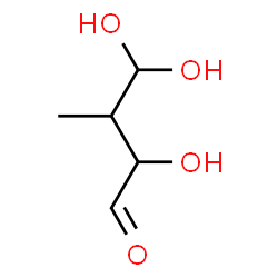 ChemSpider 2D Image | (2R,3R)-2,4,4-Trihydroxy-3-methylbutanal | C5H10O4