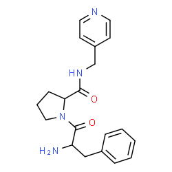 ChemSpider 2D Image | D-Phenylalanyl-N-(4-pyridinylmethyl)-L-prolinamide | C20H24N4O2