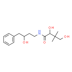 ChemSpider 2D Image | (2R)-2,4-Dihydroxy-N-[(3S)-3-hydroxy-4-phenylbutyl]-3,3-dimethylbutanamide | C16H25NO4