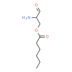 ChemSpider 2D Image | (2S)-2-Amino-3-oxopropyl hexanoate | C9H17NO3