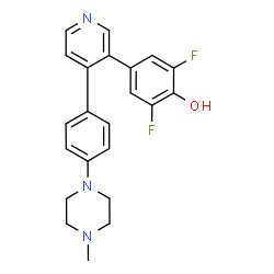 ChemSpider 2D Image | LJH685 | C22H21F2N3O