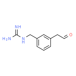 ChemSpider 2D Image | 1-[3-(2-Oxoethyl)benzyl]guanidine | C10H13N3O
