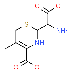 ChemSpider 2D Image | (2R)-2-[(R)-Amino(carboxy)methyl]-5-methyl-3,6-dihydro-2H-1,3-thiazine-4-carboxylic acid | C8H12N2O4S