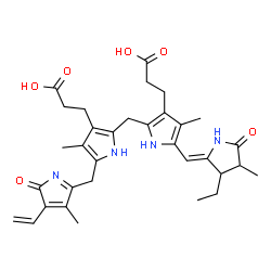 ChemSpider 2D Image | bound formphytochromobilin | C33H40N4O6