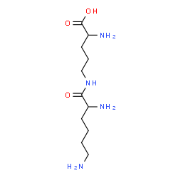 ChemSpider 2D Image | N~5~-D-Lysyl-L-ornithine | C11H24N4O3