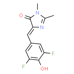 ChemSpider 2D Image | DFHBI | C12H10F2N2O2