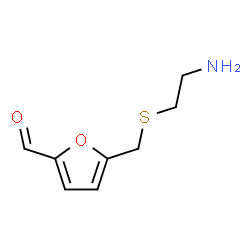 ChemSpider 2D Image | 5-{[(2-Aminoethyl)sulfanyl]methyl}-2-furaldehyde | C8H11NO2S
