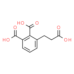ChemSpider 2D Image | 3-(2-Carboxyethyl)phthalic acid | C11H10O6