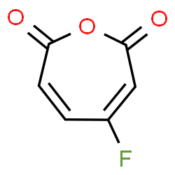 ChemSpider 2D Image | 4-Fluoro-2,7-oxepinedione | C6H3FO3