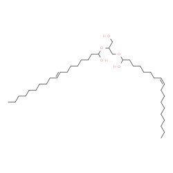 ChemSpider 2D Image | (1s,8e,1'r,8'z)-1,1'-{[(2s)-3-Hydroxypropane-1,2-Diyl]bis(Oxy)}bisoctadec-8-En-1-Ol | C39H76O5