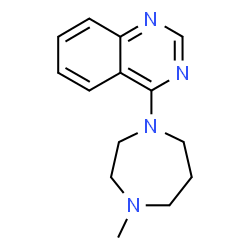 ChemSpider 2D Image | 4-(4-Methyl-1,4-diazepan-1-yl)quinazoline | C14H18N4