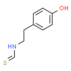 ChemSpider 2D Image | N-[2-(4-Hydroxyphenyl)ethyl]thioformamide | C9H11NOS