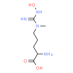 ChemSpider 2D Image | N~5~-(N-Hydroxycarbamimidoyl)-N~5~-methyl-L-ornithine | C7H16N4O3
