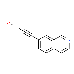 ChemSpider 2D Image | 3-(7-Isoquinolinyl)-2-propyn-1-ol | C12H9NO