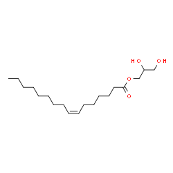 ChemSpider 2D Image | (2R)-2,3-Dihydroxypropyl (7Z)-7-hexadecenoate | C19H36O4
