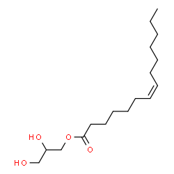 ChemSpider 2D Image | (2R)-2,3-Dihydroxypropyl (7Z)-7-tetradecenoate | C17H32O4