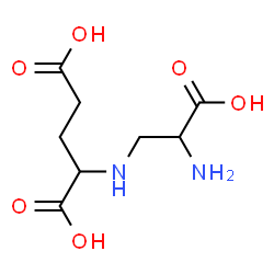 ChemSpider 2D Image | N-[(2S)-2-Amino-2-carboxyethyl]-L-glutamic acid | C8H14N2O6
